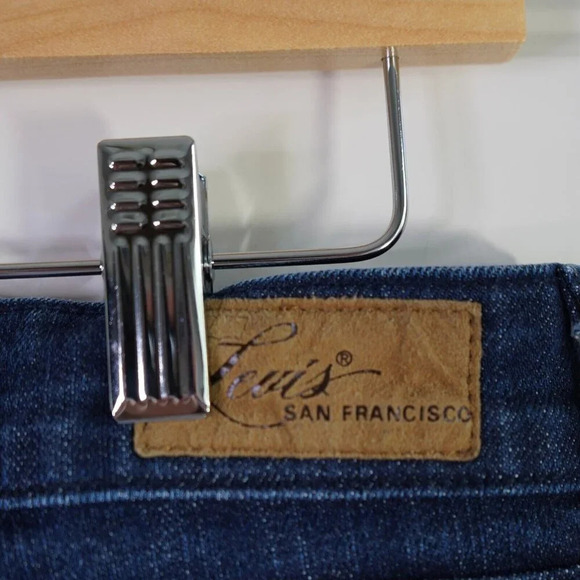 LEVI'S San Francisco The Original Jean Womens Size 10M MidRise Skinny Boot Jeans - Picture 6 of 10